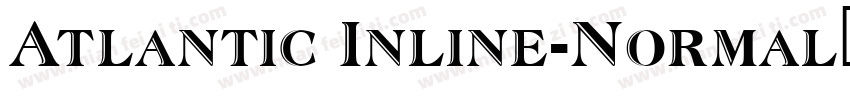 Atlantic Inline-Normal手机版字体转换